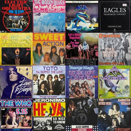 Rock singles der 70er 80er - der,